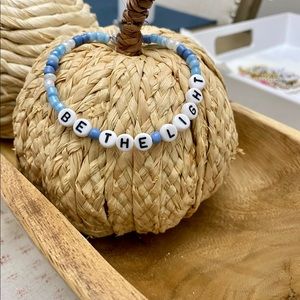 Handmade Beaded Mantra Bracelet